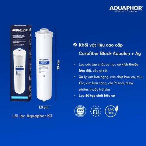 Lõi lọc Aquaphor Crystal Eco (K3, K7B, K7)