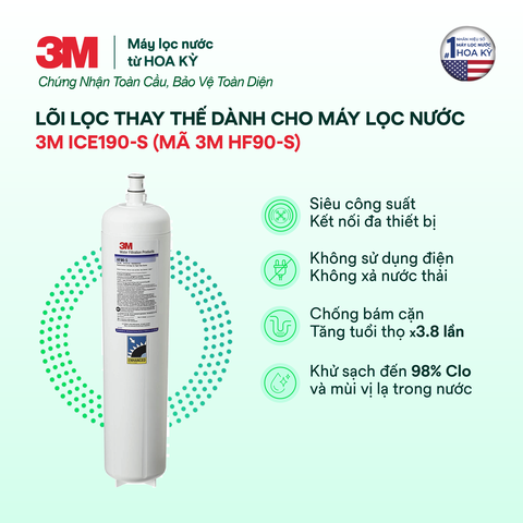 Lõi Lọc Nước 3M ICE190-S (mã HF90-S)