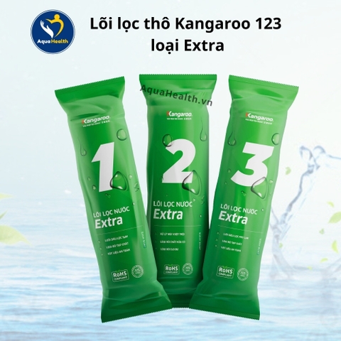 Bộ lõi lọc thô Kangaroo 123 (Nối nhanh, Thường, HU)