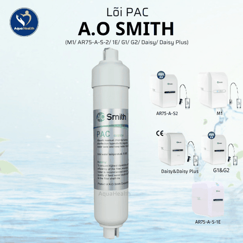 Bộ 5 Lõi Lọc Nước A.O Smith (M1/ AR75-A-S-2/ 1E/ G1/ G2/ Daisy/ Daisy Plus)