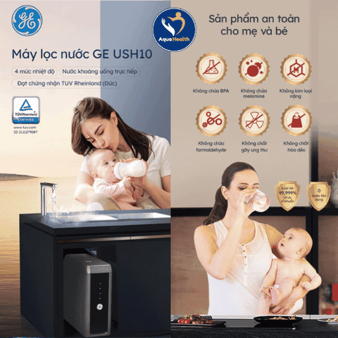 Máy Lọc Nước GE USH10 - Uống Khoáng Tươi Tại Vòi