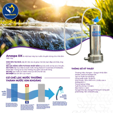 Máy Tắm Khoáng Kangen Anespa DX