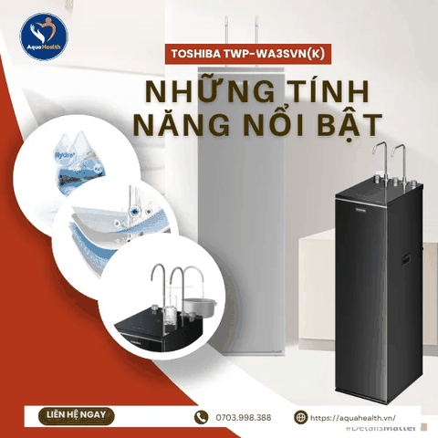 Máy Lọc Nước Nóng Lạnh Toshiba TWP-WA3SVN(K)