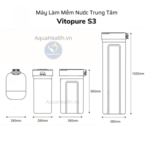 Máy Làm Mềm Nước Trung Tâm Viessmann Vitopure S3