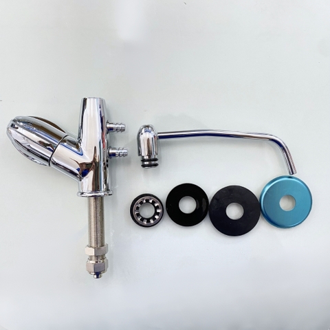 Vòi Inox Mạ Crom Bóng Dùng Làm Vòi Thải Cho Máy Điện Giải