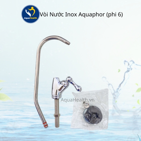 Vòi Nước Inox Loại Nhỏ Aquaphor (phi 6)