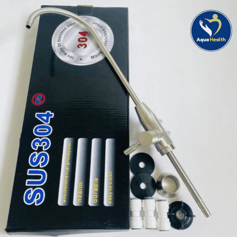 Vòi Inox 304 cổ cao dùng làm vòi lấy nước máy điện giải Trim Ion