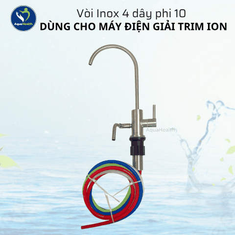 Vòi 4 dây dùng cho máy điện giải ion kiềm Trim Ion