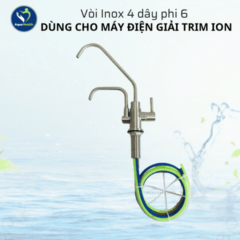 Vòi 4 dây dùng cho máy điện giải ion kiềm Trim Ion