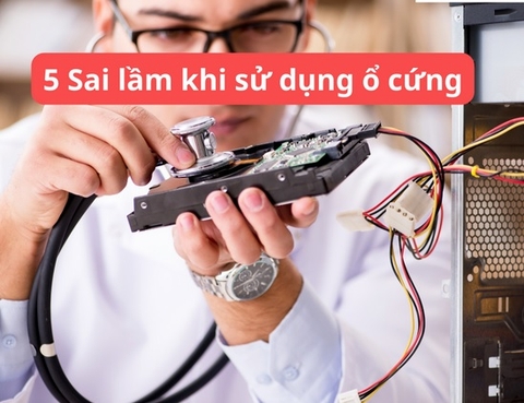 5 Sai lầm khi lắp ổ cứng camera quan sát