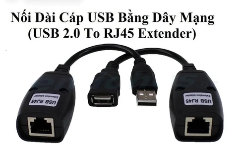 Bộ nối dài dây USB qua LAN 20M