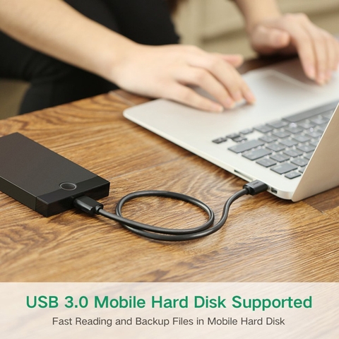 Cáp USB 3.0 dùng cho HDD 2.5 inch dài 0,5m Ugreen 10840