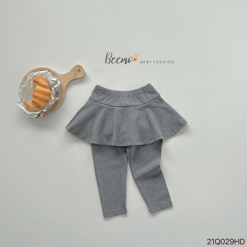 BEEMO_QUẦN VÁY LEGGING BÉ GÁI COTTON CO GIÃN PHONG CÁCH