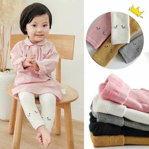 QUẦN TẤT MÈO XÙ CHO BÉ TRAI GÁI
