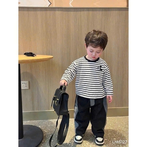 SET 3 ÁO THUN MỀM DÀI TAY CHO BÉ TRAI GÁI HIT HOT