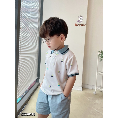 SET POLO THUYỀN CHO BÉ TRAI 10-21Kg