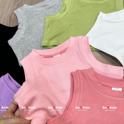 ÁO CROPTOP CHO BÉ GÁI SIÊU XINH