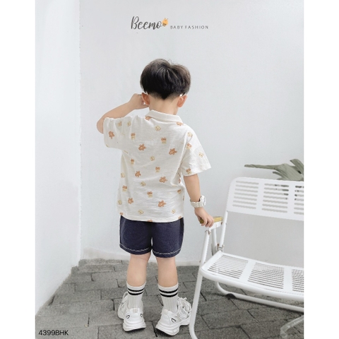 BEEMO- SET CỘC TAY BÉ TRAI IN TRÀN BÁNH NGỌT