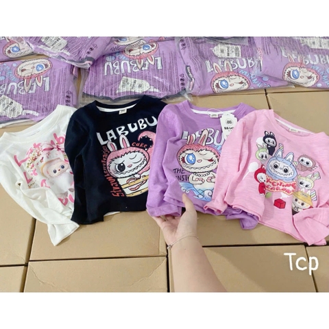 SET 4 ÁO DÀI IN HÌNH LALUBU BÉ GÁI
