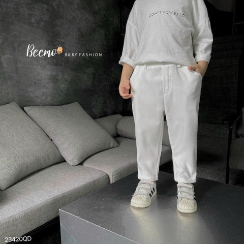 BEEMO- QUẦN ÁO BÉ TRAI PHỐI NẮP TÚI