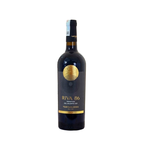 Rượu vang Ý Varvaglione 1921 RIVA 86 Primitivo Del Salento IGP.
