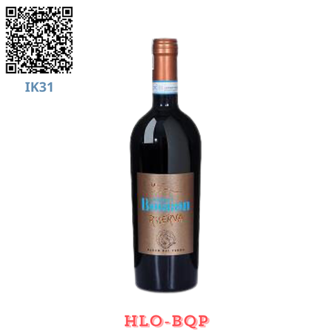 RƯỢU VANG Ý NHẬP KHẨU: BOCCON RISERVA
