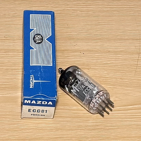 1Pcs Mazda ECC81 / 12AT7 Mới Chưa Sử Dụng