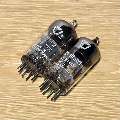 Pair 12AT7. Mullard M8162 CV4024 ECC81 Ống Chân Không Cổ Điển Đã Được Kiểm Tra 100% TV7
