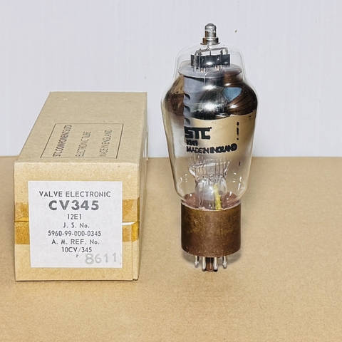 1pc STC ITT CV345 12E1 Brown Base Valve Tube New in Box (V32)