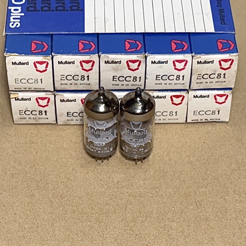 2Pc Mullard ECC81 12AT7 CV4024 New in Box