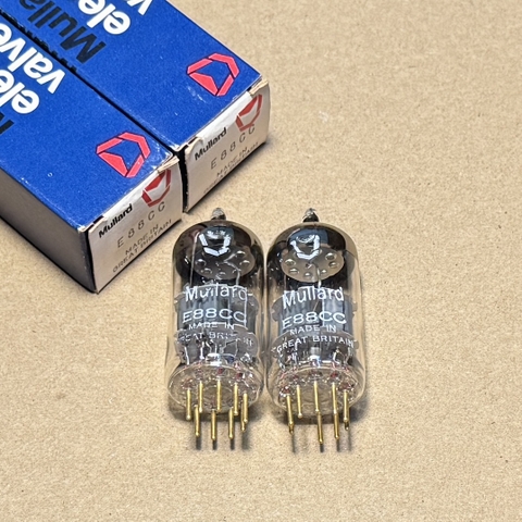 1Pair Mullard E88CC 6DJ8 Gold Pin O Getter CV2492 6922WA New in Box (NC3)
