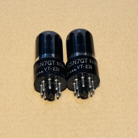 Ống Tiền Khuếch Đại 6SN7GT Ken-Rad VT231 Black Glass