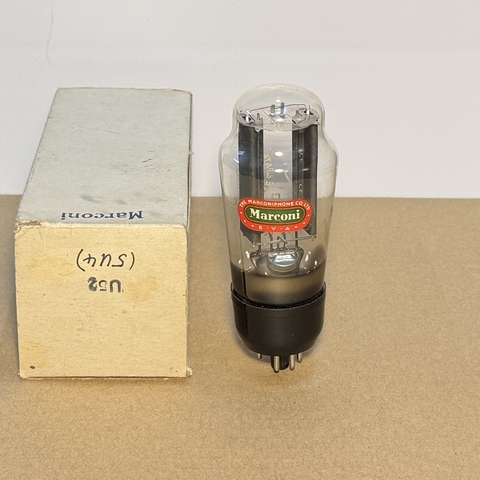 1Pc Marconi U52 5U4G Black Base Cup Getter Opened - never used