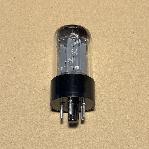 1Pc Mullard GZ34 OO Getter Rectifier Tube (Code F31 Fat Base)
