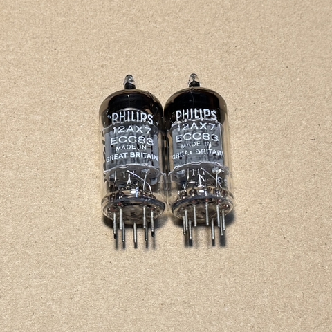 Philips valve tube ECC83/12AX7 plate 15mm