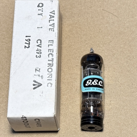 Bóng Đèn Nắn CV493 / EZ90 / 6X4 GEC Tấm Đen Eq U78 CV4005