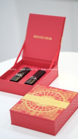 Hộp/Case Đựng Son DIOR Lunar New Year 2025 (vừa Dior Rouge, Dior Glow, Dior Kem Laquer Fullsize)