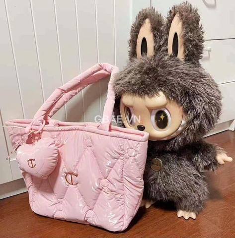 Túi Tote Hồng Charlotte Tilbury x Triệu Lộ Tư