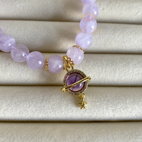 Vòng tay Thạch Anh Tím Violet 5A