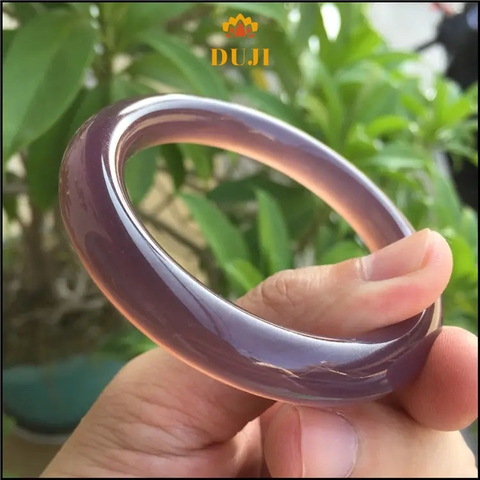 Vòng tay đá mã não tím tự nhiên