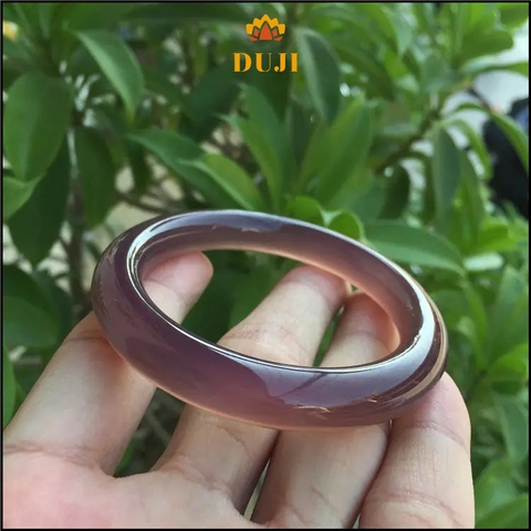 Vòng tay đá mã não tím tự nhiên