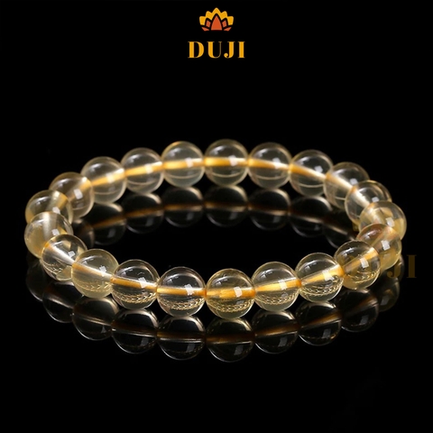 Vòng tay đá thạch anh vàng Citrine