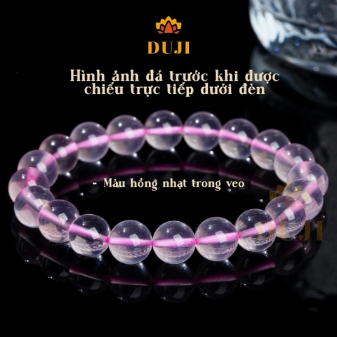 Vòng tay Thạch Anh Hồng Ánh Sao 6A