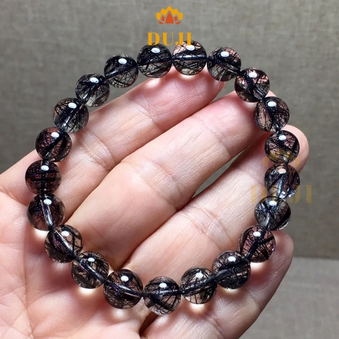 Vòng tay Thạch Anh Tóc Đen 6A