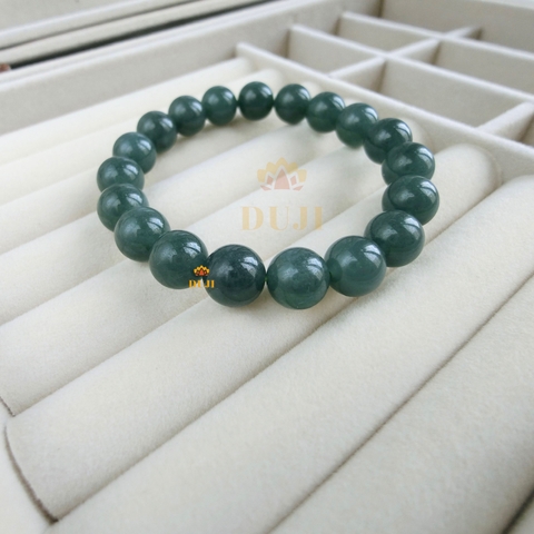 Vòng tay Lam Băng Ngọc 10mm chất lượng cao Type A