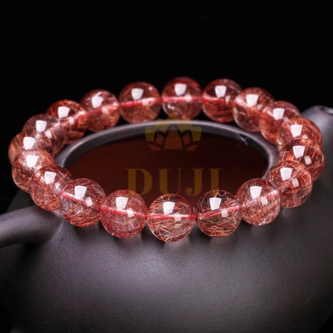 Vòng tay Thạch Anh Tóc Đỏ 7A