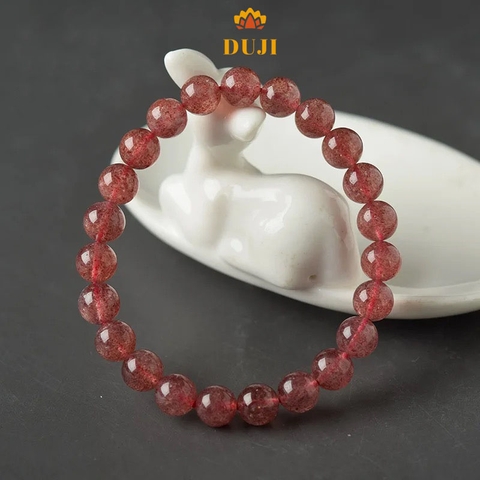 Vòng tay Thạch Anh Dâu Tây 5A