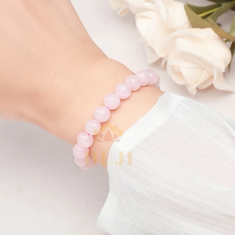 Vòng tay Thạch Anh Hồng Sữa