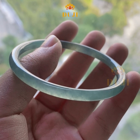 Vòng tay thạch bản Lam Băng Ngọc chất lượng cao Type A