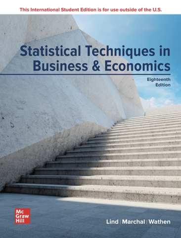 Statistical Techniques in Business and Economics 18th